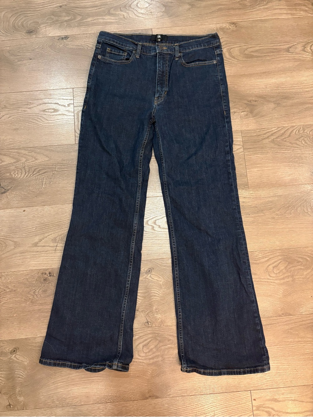 Banana Republic Women's Dark Blue Straight-Leg Jeans